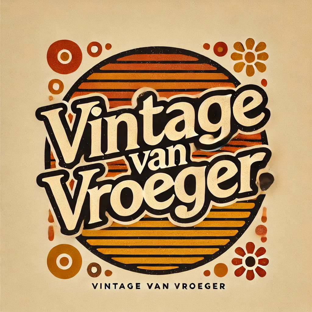 Vintage van vroeger logo
